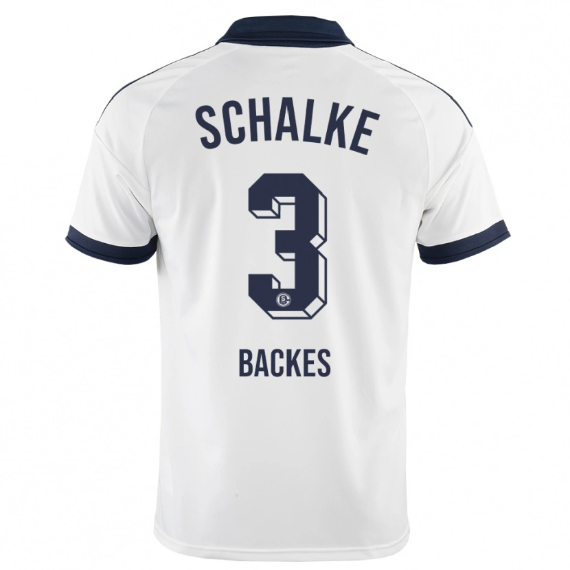 Danxen Mujer Camiseta Diego Backes-Klimek #3 Negro Blanco 2ª Equipación 2026/27 La Camisa México