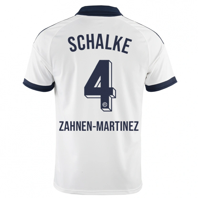 Danxen Mujer Camiseta Pablo Zahnen-Martinez #4 Negro Blanco 2ª Equipación 2026/27 La Camisa México