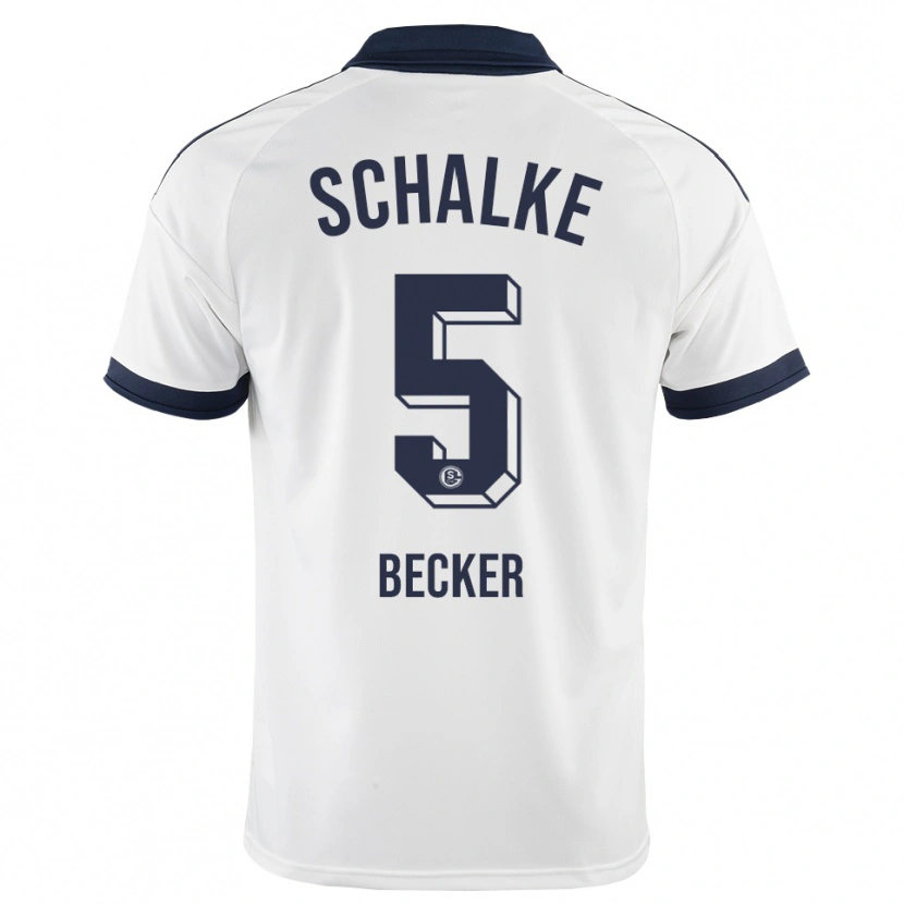Danxen Mujer Camiseta Timo Becker #5 Negro Blanco 2ª Equipación 2026/27 La Camisa México