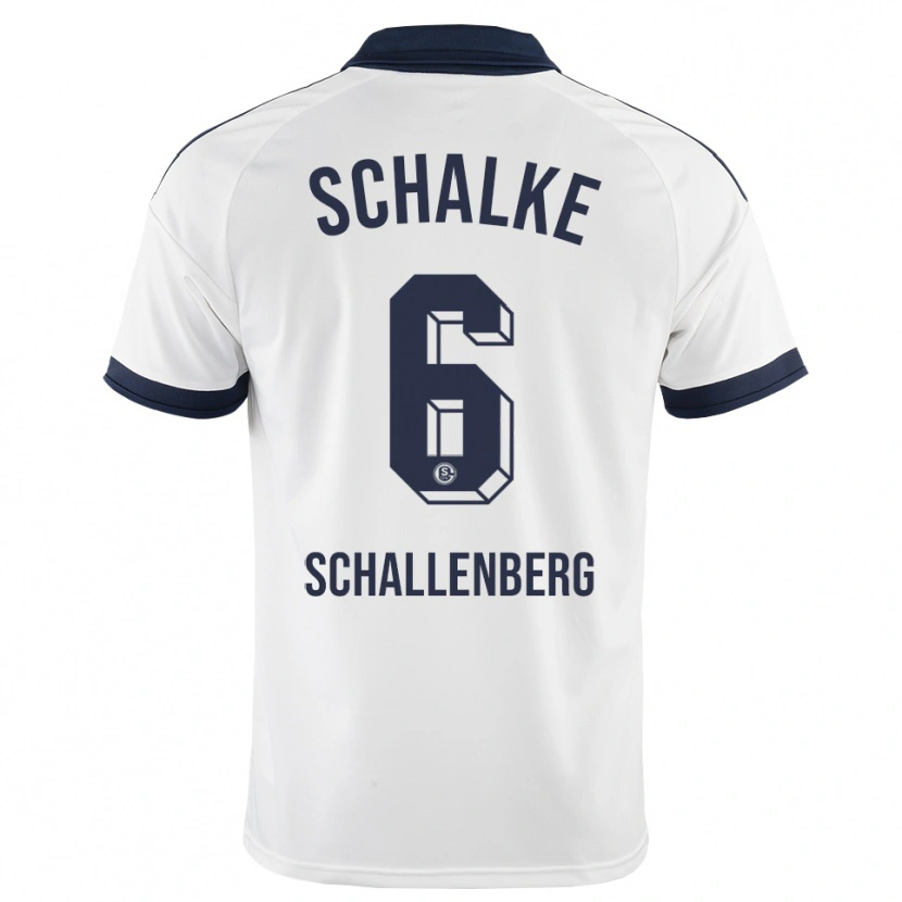 Danxen Mujer Camiseta Ron Schallenberg #6 Negro Blanco 2ª Equipación 2026/27 La Camisa México