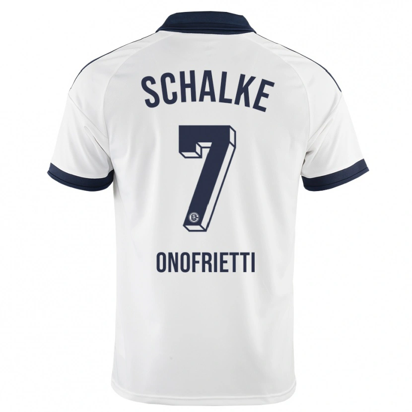 Danxen Mujer Camiseta Vincenzo Onofrietti #7 Negro Blanco 2ª Equipación 2026/27 La Camisa México