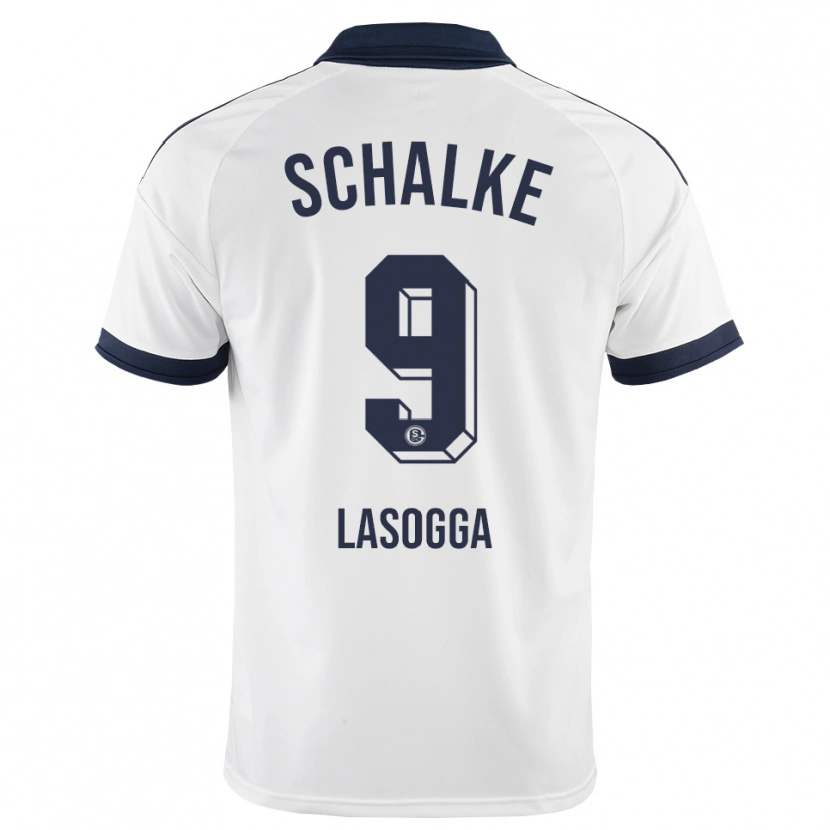 Danxen Mujer Camiseta Pierre-Michel Lasogga #9 Negro Blanco 2ª Equipación 2026/27 La Camisa México