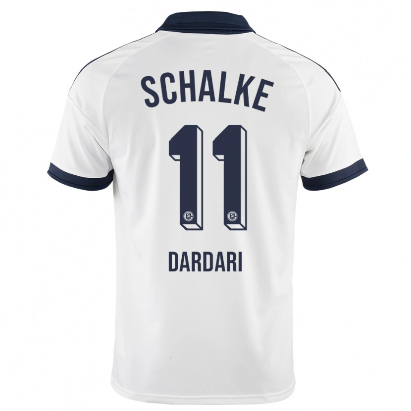 Danxen Mujer Camiseta Bilal Dardari #11 Negro Blanco 2ª Equipación 2026/27 La Camisa México