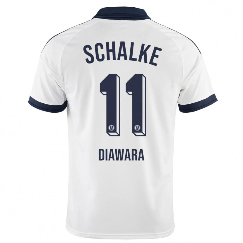 Danxen Mujer Camiseta Mamady Diawara #11 Negro Blanco 2ª Equipación 2026/27 La Camisa México