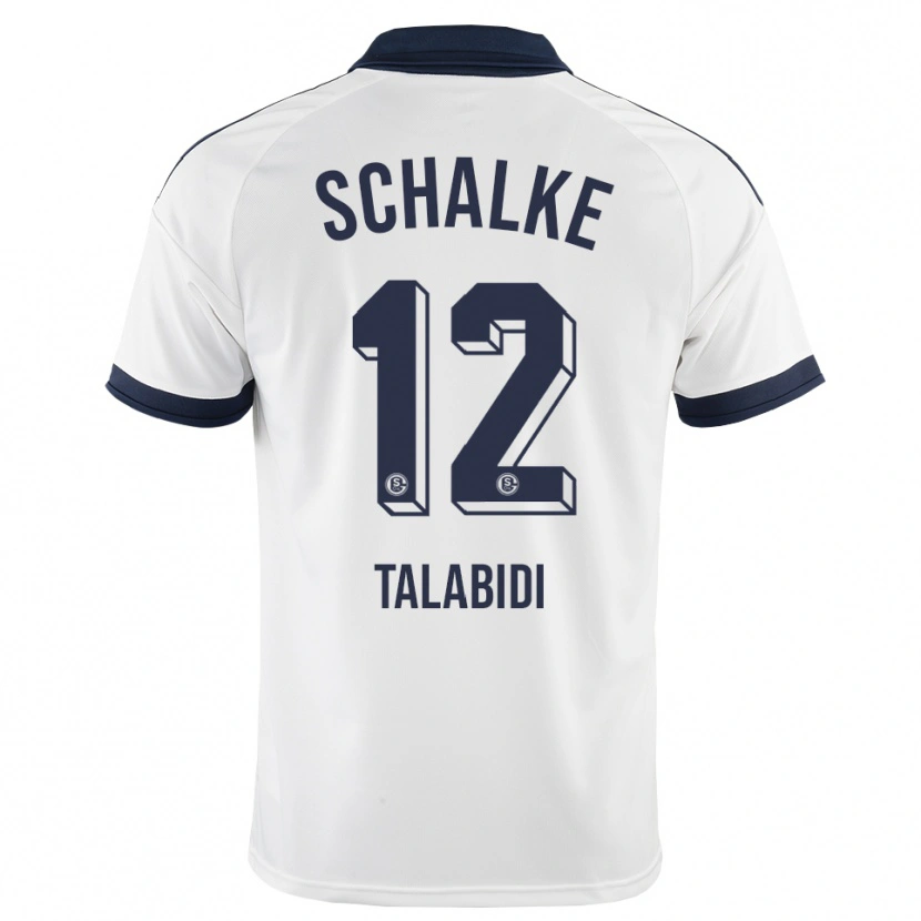 Danxen Mujer Camiseta Malik Talabidi #12 Negro Blanco 2ª Equipación 2026/27 La Camisa México