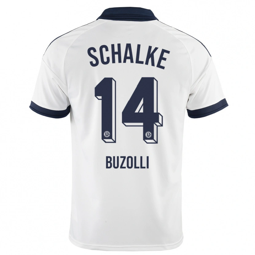 Danxen Mujer Camiseta Andri Buzolli #14 Negro Blanco 2ª Equipación 2026/27 La Camisa México