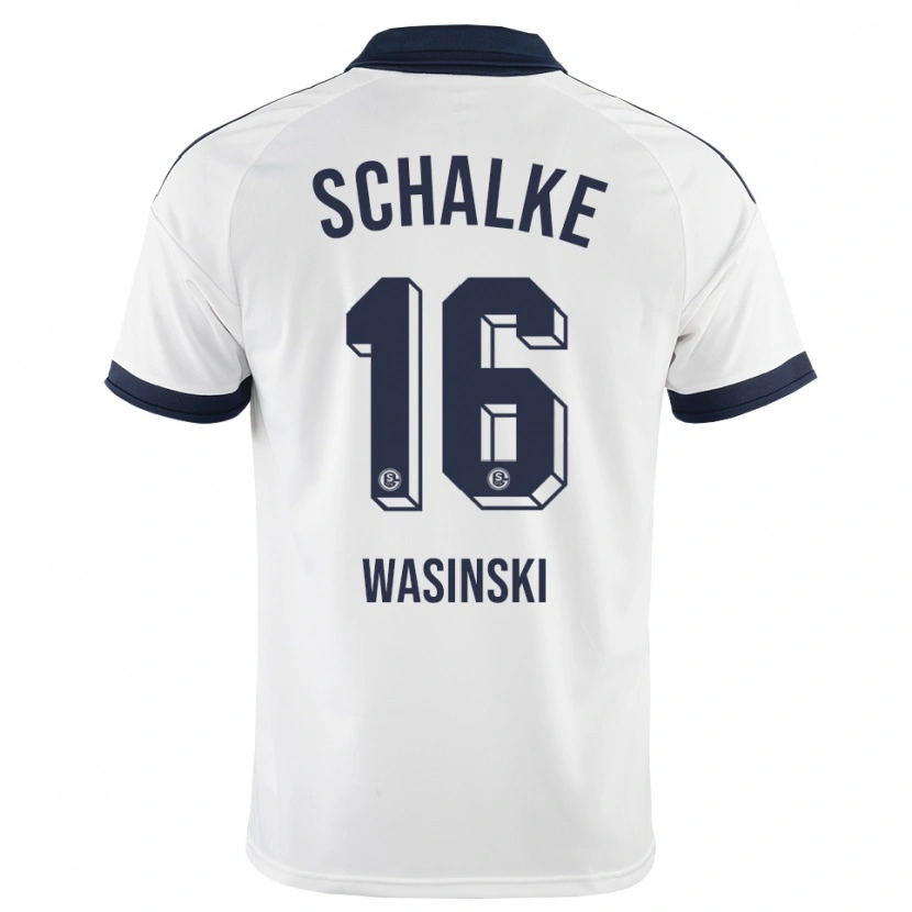 Danxen Mujer Camiseta Martin Wasinski #16 Negro Blanco 2ª Equipación 2026/27 La Camisa México