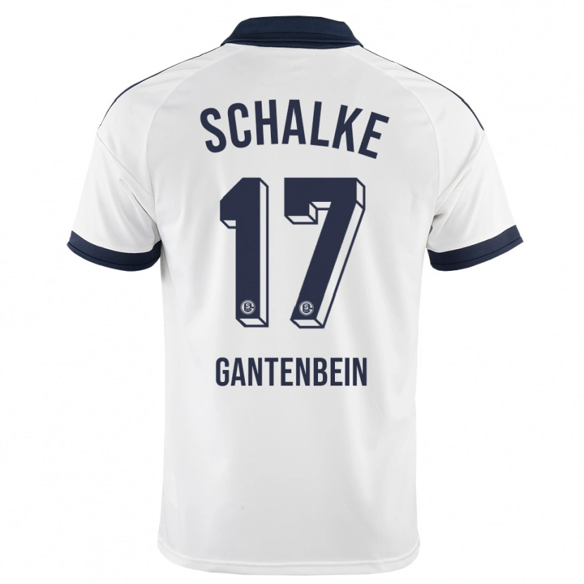 Danxen Mujer Camiseta Adrian Gantenbein #17 Negro Blanco 2ª Equipación 2026/27 La Camisa México