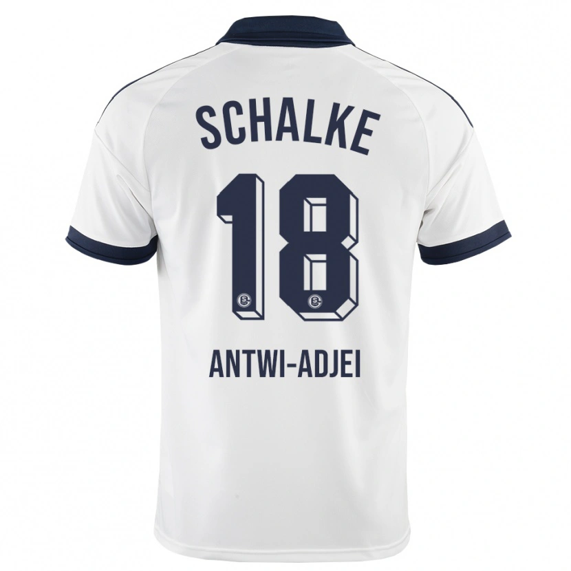 Danxen Mujer Camiseta Christopher Antwi-Adjei #18 Negro Blanco 2ª Equipación 2026/27 La Camisa México