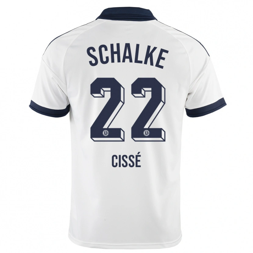 Danxen Mujer Camiseta Ibrahima Cissé #22 Negro Blanco 2ª Equipación 2026/27 La Camisa México