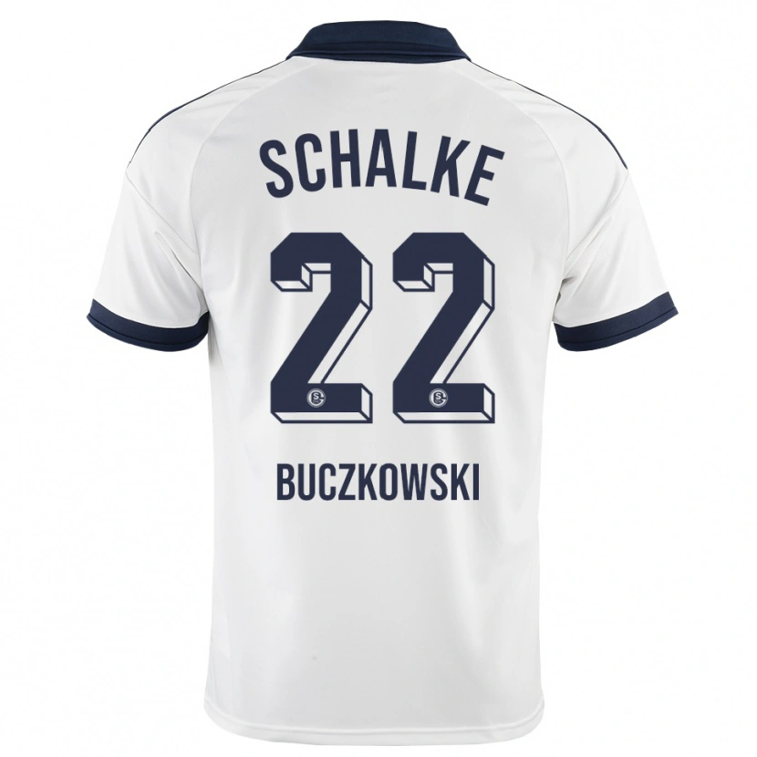 Danxen Mujer Camiseta Philip Buczkowski #22 Negro Blanco 2ª Equipación 2026/27 La Camisa México