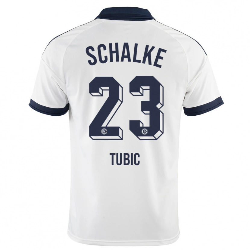 Danxen Mujer Camiseta Malik Tubic #23 Negro Blanco 2ª Equipación 2026/27 La Camisa México