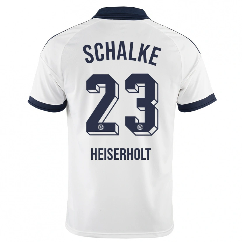 Danxen Mujer Camiseta Finn Heiserholt #23 Negro Blanco 2ª Equipación 2026/27 La Camisa México