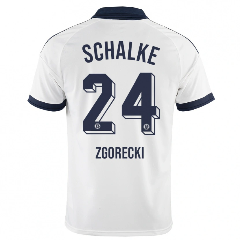 Danxen Mujer Camiseta Jonas Zgorecki #24 Negro Blanco 2ª Equipación 2026/27 La Camisa México