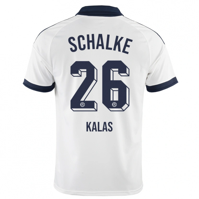 Danxen Mujer Camiseta Tomas Kalas #26 Negro Blanco 2ª Equipación 2026/27 La Camisa México