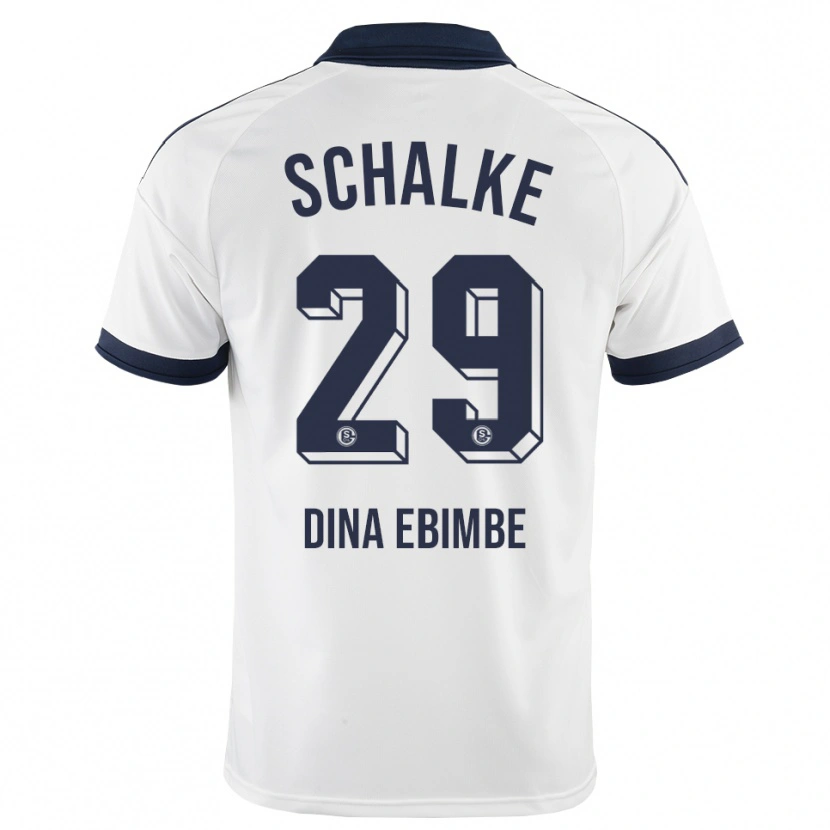 Danxen Mujer Camiseta Junior Dina Ebimbe #29 Negro Blanco 2ª Equipación 2026/27 La Camisa México