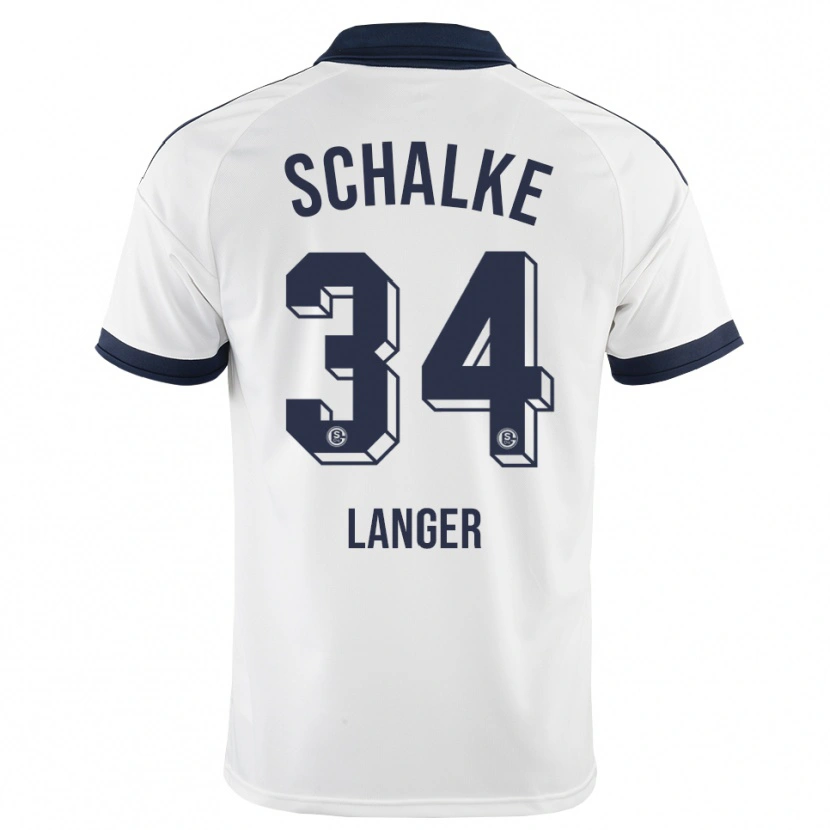 Danxen Mujer Camiseta Michael Langer #34 Negro Blanco 2ª Equipación 2026/27 La Camisa México