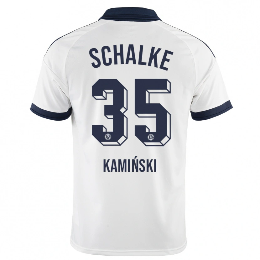 Danxen Mujer Camiseta Marcin Kaminski #35 Negro Blanco 2ª Equipación 2026/27 La Camisa México