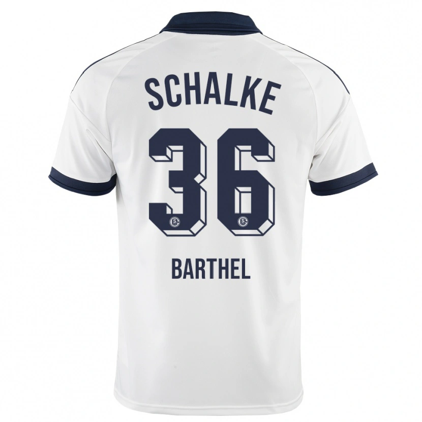 Danxen Mujer Camiseta Niklas Barthel #36 Negro Blanco 2ª Equipación 2026/27 La Camisa México