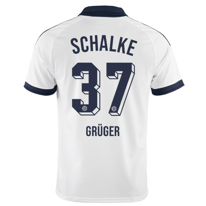 Danxen Mujer Camiseta Max Grüger #37 Negro Blanco 2ª Equipación 2026/27 La Camisa México