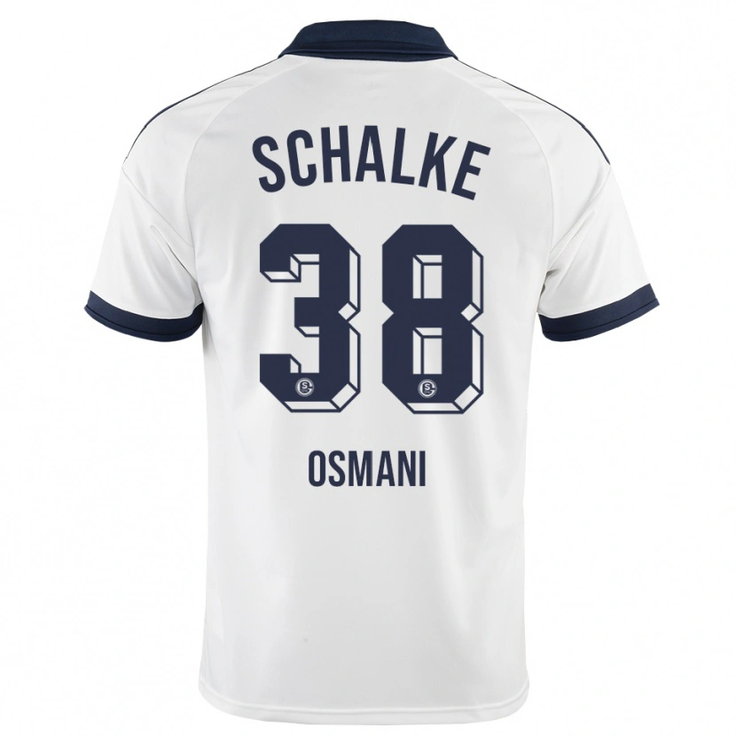 Danxen Mujer Camiseta Tristan Osmani #38 Negro Blanco 2ª Equipación 2026/27 La Camisa México