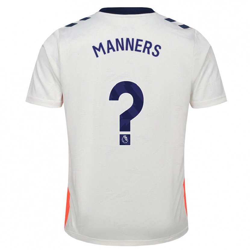 Danxen Mujer Camiseta Charlie Manners #0 Blanco Naranja Azul Real 2ª Equipación 2026/27 La Camisa México