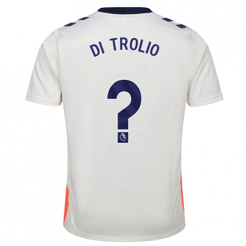 Danxen Mujer Camiseta Riccardo Di Trolio #0 Blanco Naranja Azul Real 2ª Equipación 2026/27 La Camisa México