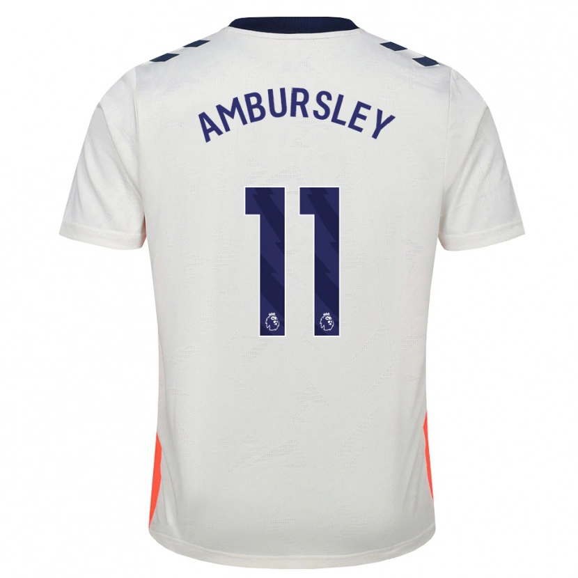 Danxen Mujer Camiseta Conrad Ambursley #11 Blanco Naranja Azul Real 2ª Equipación 2026/27 La Camisa México