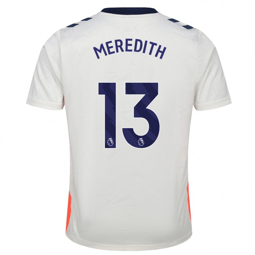 Danxen Mujer Camiseta Eliot Meredith #13 Blanco Naranja Azul Real 2ª Equipación 2026/27 La Camisa México