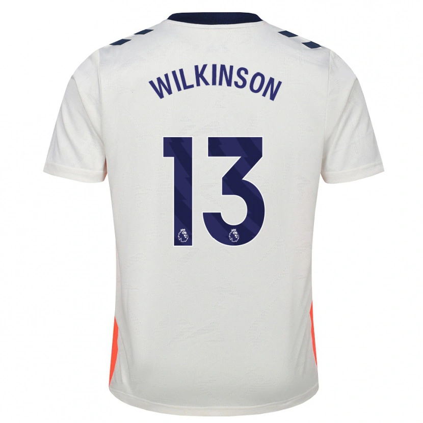 Danxen Mujer Camiseta Mitchell Wilkinson #13 Blanco Naranja Azul Real 2ª Equipación 2026/27 La Camisa México