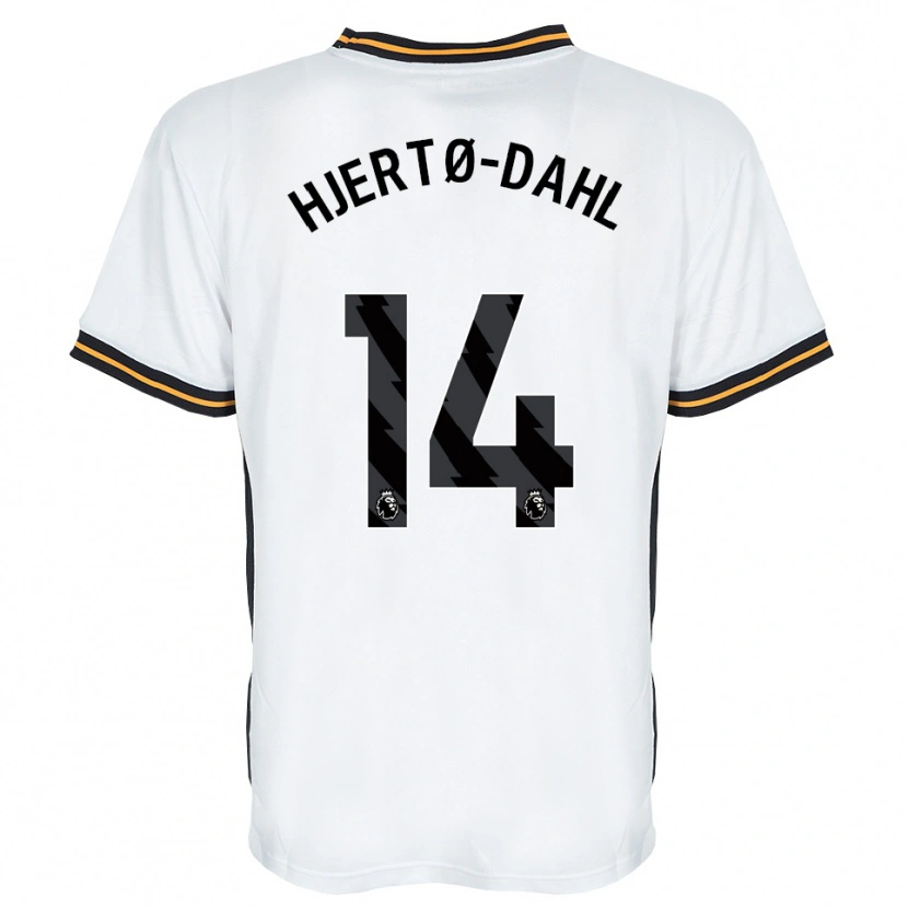 Danxen Mujer Camiseta Jens Hjertø-Dahl #14 Blanco Naranja Negro 2ª Equipación 2026/27 La Camisa México