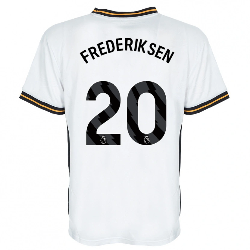 Danxen Mujer Camiseta Abbey Frederiksen #20 Blanco Naranja Negro 2ª Equipación 2026/27 La Camisa México