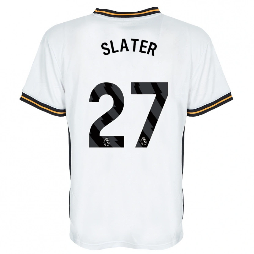 Danxen Mujer Camiseta Regan Slater #27 Blanco Naranja Negro 2ª Equipación 2026/27 La Camisa México