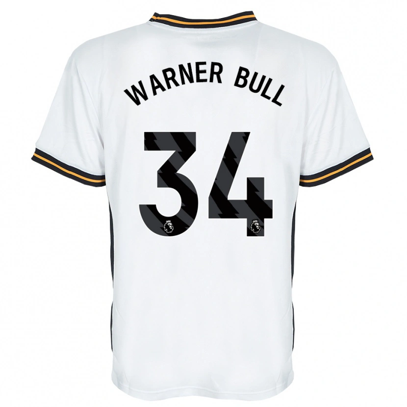 Danxen Mujer Camiseta Lucy Warner-Bull #34 Blanco Naranja Negro 2ª Equipación 2026/27 La Camisa México