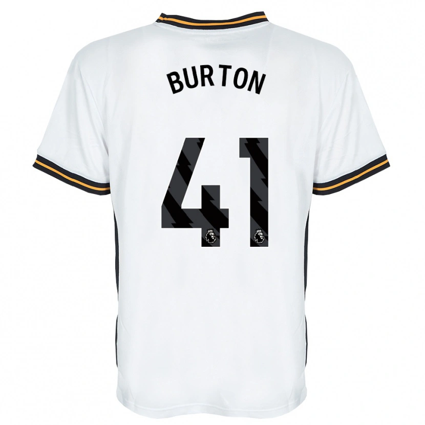 Danxen Mujer Camiseta Jess Burton #41 Blanco Naranja Negro 2ª Equipación 2026/27 La Camisa México