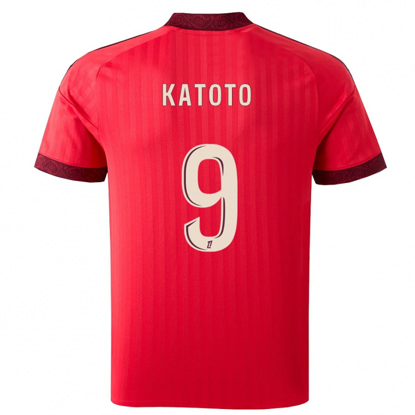 Danxen Mujer Camiseta Marie-Antoinette Katoto #9 Borgoña Rojo Blanco 2ª Equipación 2026/27 La Camisa México