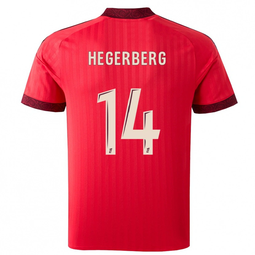 Danxen Mujer Camiseta Ada Hegerberg #14 Borgoña Rojo Blanco 2ª Equipación 2026/27 La Camisa México