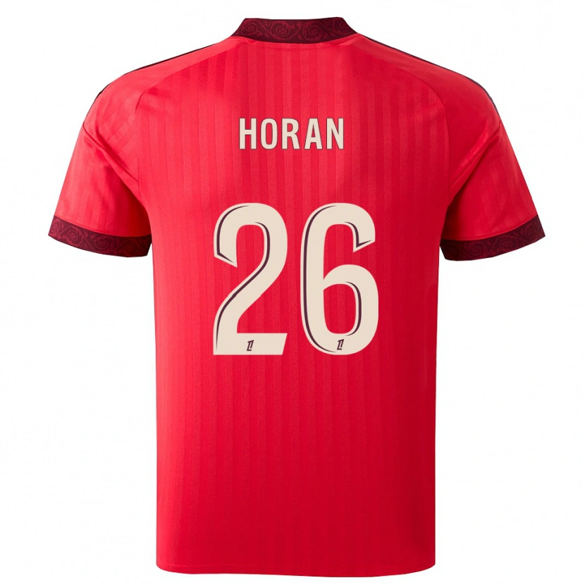 Danxen Mujer Camiseta Lindsey Horan #26 Borgoña Rojo Blanco 2ª Equipación 2026/27 La Camisa México