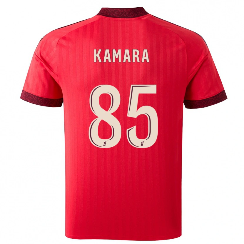 Danxen Mujer Camiseta Noham Kamara #85 Borgoña Rojo Blanco 2ª Equipación 2026/27 La Camisa México