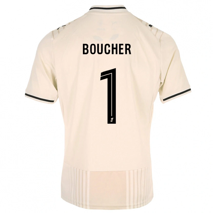 Danxen Mujer Camiseta Zacharie Boucher #1 Encaje Antiguo Negro Blanco Antique 2ª Equipación 2026/27 La Camisa México