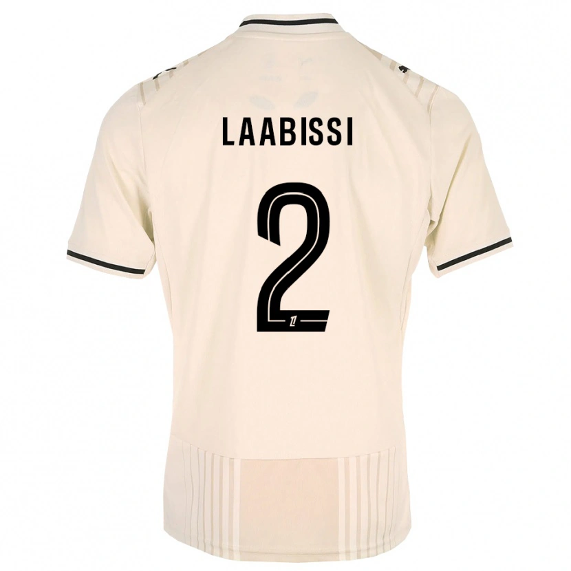 Danxen Mujer Camiseta Chad Laabissi #2 Encaje Antiguo Negro Blanco Antique 2ª Equipación 2026/27 La Camisa México