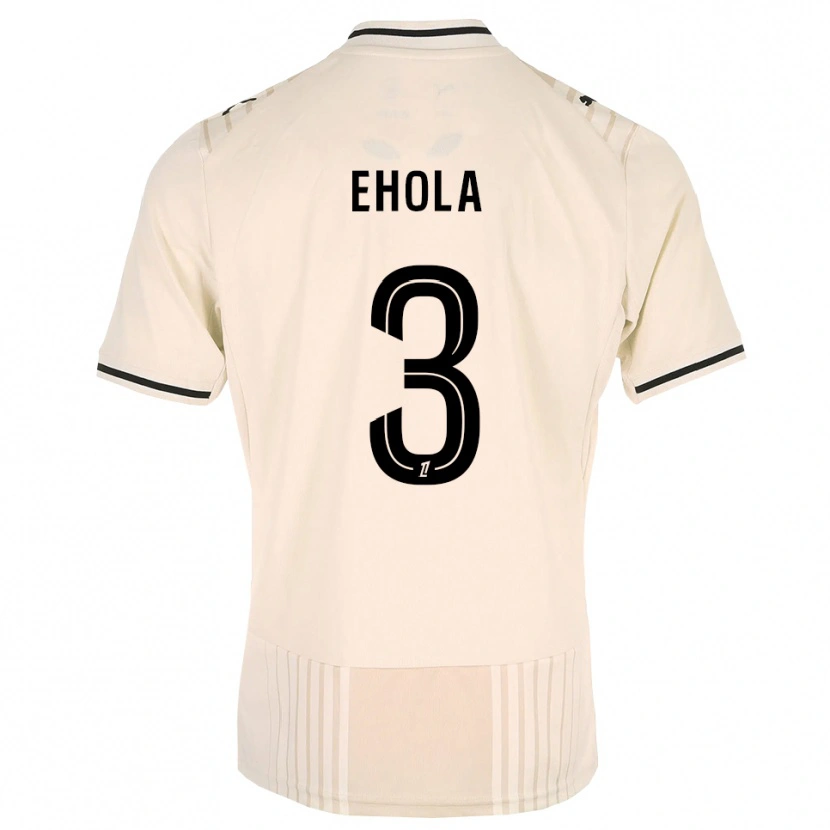 Danxen Mujer Camiseta Ange Ehola #3 Encaje Antiguo Negro Blanco Antique 2ª Equipación 2026/27 La Camisa México