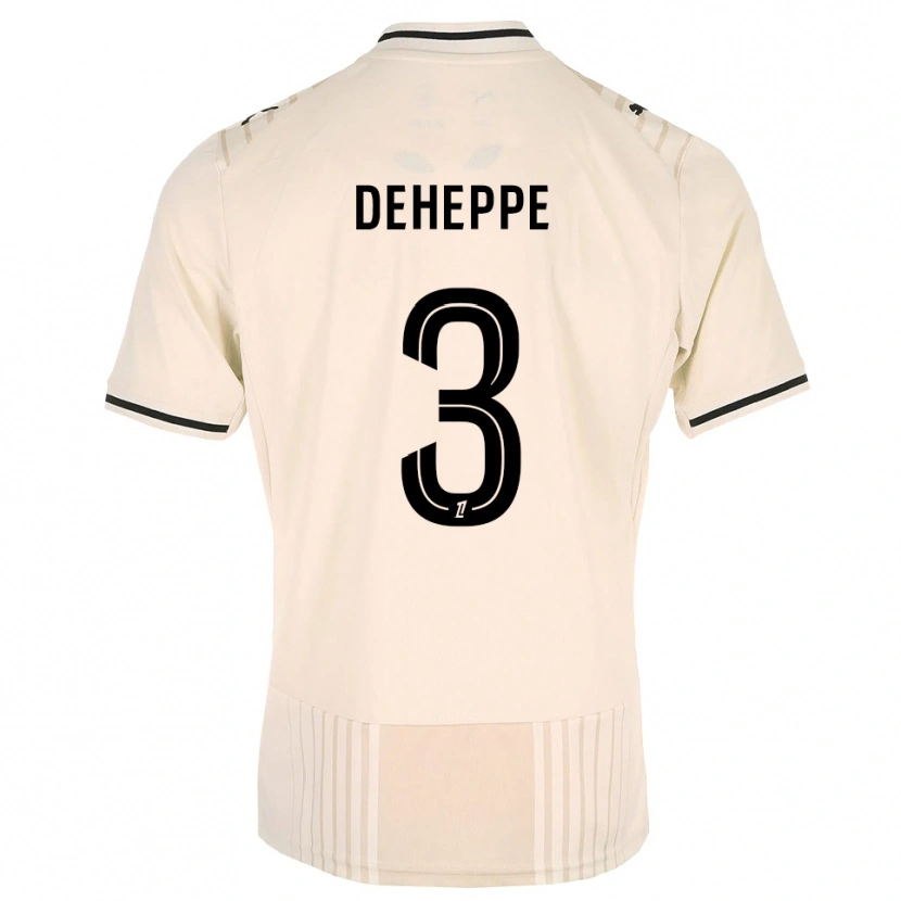 Danxen Mujer Camiseta Nathan Deheppe #3 Encaje Antiguo Negro Blanco Antique 2ª Equipación 2026/27 La Camisa México