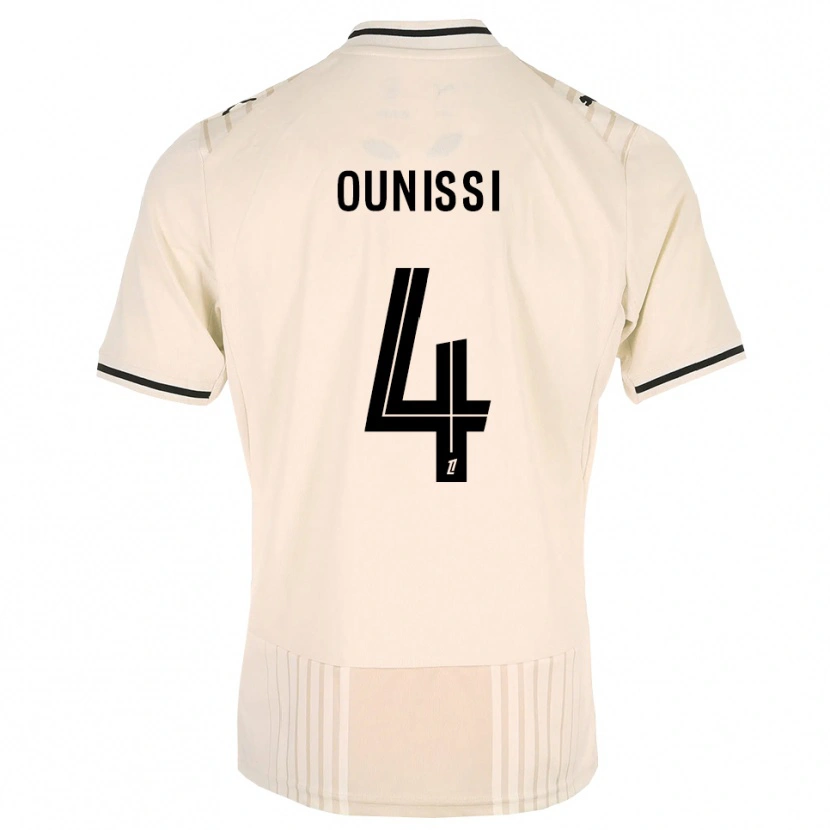 Danxen Mujer Camiseta Ilian Ounissi #4 Encaje Antiguo Negro Blanco Antique 2ª Equipación 2026/27 La Camisa México