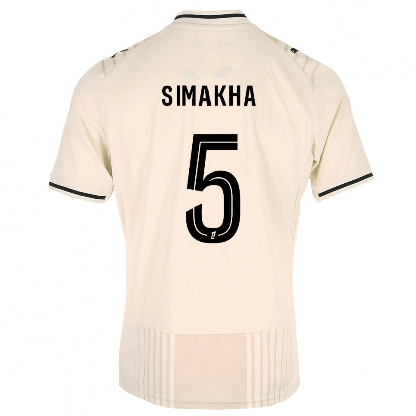 Danxen Mujer Camiseta Lassana Simakha #5 Encaje Antiguo Negro Blanco Antique 2ª Equipación 2026/27 La Camisa México