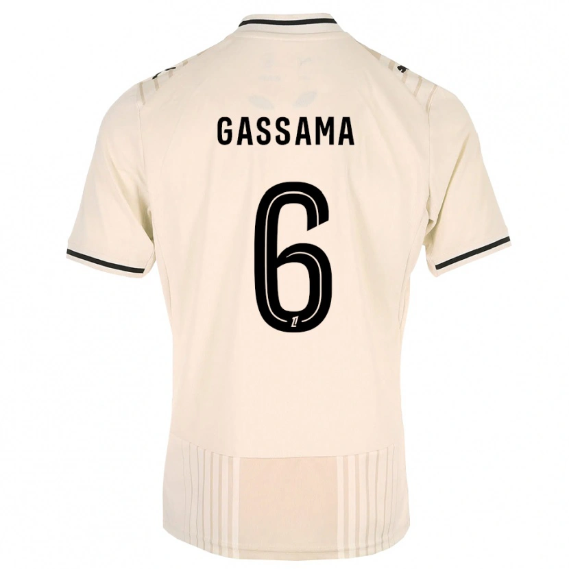 Danxen Mujer Camiseta Karamady Gassama #6 Encaje Antiguo Negro Blanco Antique 2ª Equipación 2026/27 La Camisa México