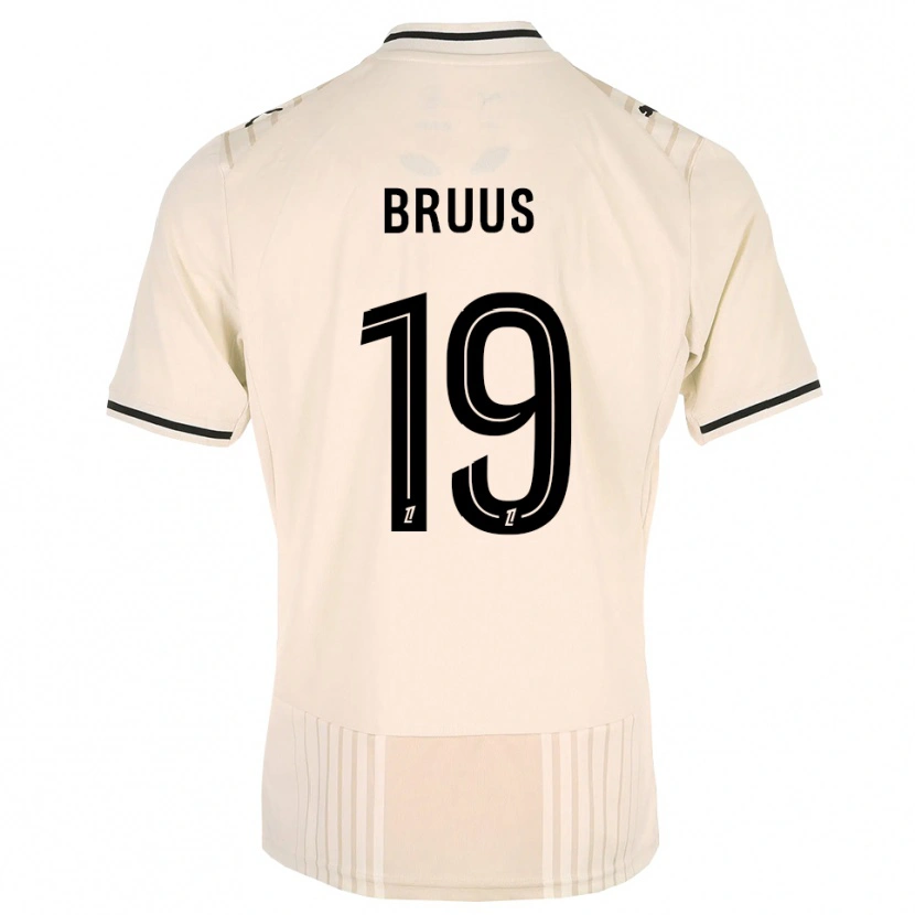 Danxen Mujer Camiseta Andreas Bruus #19 Encaje Antiguo Negro Blanco Antique 2ª Equipación 2026/27 La Camisa México