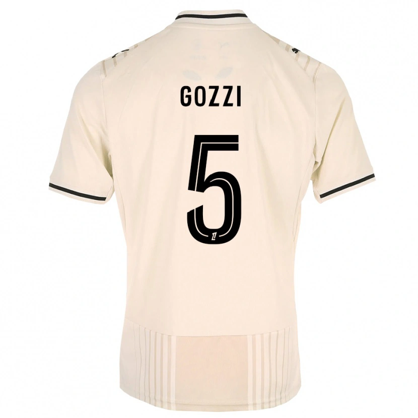 Danxen Mujer Camiseta Paolo Gozzi #5 Encaje Antiguo Negro Blanco Antique 2ª Equipación 2026/27 La Camisa México