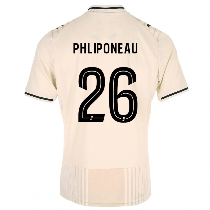 Danxen Mujer Camiseta Alexandre Phliponeau #26 Encaje Antiguo Negro Blanco Antique 2ª Equipación 2026/27 La Camisa México