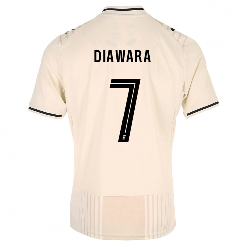 Danxen Mujer Camiseta Kandet Diawara #7 Encaje Antiguo Negro Blanco Antique 2ª Equipación 2026/27 La Camisa México
